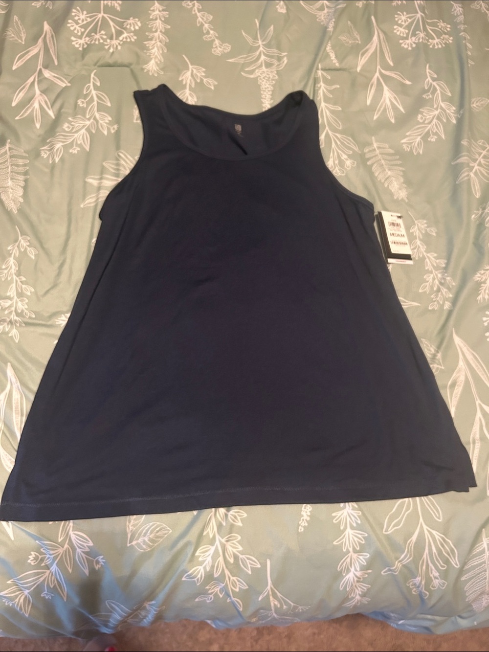 Ideology Navy Blue Women's Tank Top